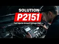 HOW TO FIX P2151 OBD II ERROR CODE - Fuel Injector Group B Voltage High