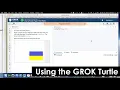 Using the GROK Turtle to draw the Ukrainian flag