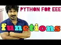 python for eee Functions introduction python by seenu sir Quiz