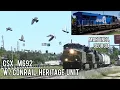CSX 1976 Conrail Heritage Unit put to Work in Mid-DPU Martinez Georgia - 04-13-2024
