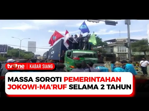 Mahasiswa di Berbagai Daerah Gelar Unjuk Rasa Soroti Pemerintahan Jokowi-Ma'ruf