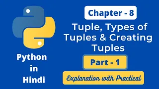 Tuples in Python tuples in python in hindi Creating tuple in Python Types of tuples in Python