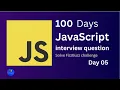 100 Days Javascript interview questions and answers Day 05 Solving FizzBuzz