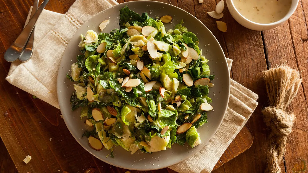 Shaved Brussels Sprouts Salad With Secret Health Benefits