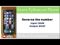 Learn Python on Phone 20 Reverse the given number