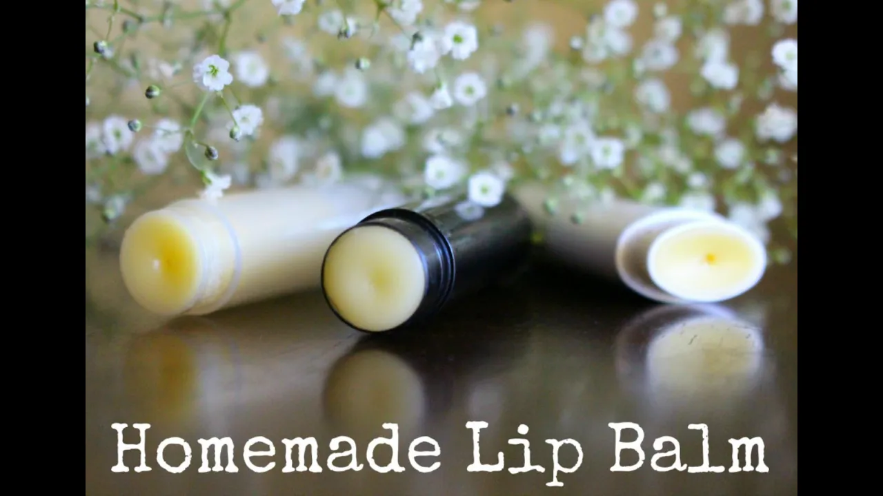2 Ingredient Homemade Lip Balm / Easy Chapstick Recipe by The Squishy Monster