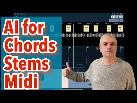 Download MP3 iOS AI [NO SUBSCRIPTION] Recognise Chord, Split stems, Audio to Midi - Tutorial: Overview [GIVEAWAY]