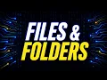 Files Folders Explained How Does Your Computer Organize Thousands of Files