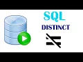 SQL SELECT DISTINCT Statement With Example SQL Hindi