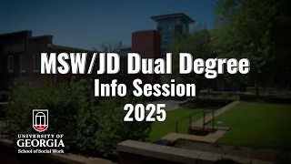 UGA Dual Degree Program 2025 Info Session