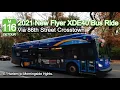 NYCT M116 Bus Ride via 86 Street Crosstown New Flyer XDE40 9612 from E Harlem to Morningside Hts