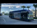Miami-Dade Transit Metrobus 77 Departure Golden Glades Park and Ride 2018 New Flyer XN40