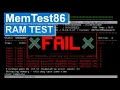 How To Use Memtest86 - Test your RAM