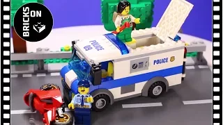 LEGO CITY POLICE 60142 Money Transporter Speed Build Instructions Lego Stop Motion Animation