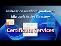 How to Install and Configure Active Directory Certificate Services Windows Server 2025 AD CS