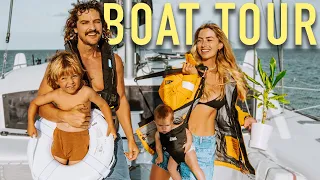 BOAT TOUR | After 4 years living minimally at Sea!