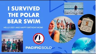 I survived the Polar Bear Swim.  2021! Bring it on! ( sailing, Year of the Cow, Never Too Late)