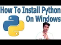 Python Tutorial 03 How To Download And Install Python on Windows 10