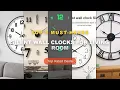 Silent Wall Clocks For Living Room Top 5 Best Sellers - Modern 3D Large Wall Clocks Roman Numerals