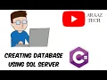 Create Database Table and Visual studio and sql server connectivity Using C