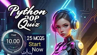 Python Oop Quiz Game With Timer 10 00 Minutes Simple Oop Project For Beginner