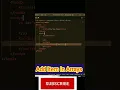 Add Item in Arrays how to add item in array in javascript push method