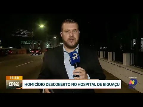 Homicídio em Biguaçu: vítima encontrada no hospital