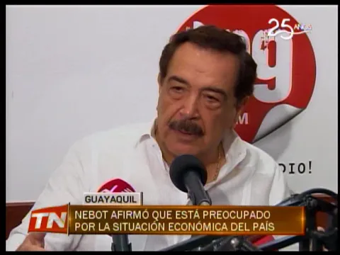 Nebot afirmó que está preocupado por la situación económica del país