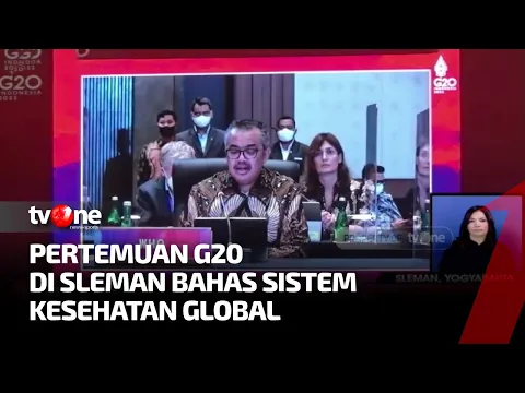 G20 Bidang Kesehatan Bahas Sistem Kesehatan Global & penggalangan Dana