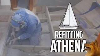 Sail Life – Structural repair prep, epoxy heating box, rudder – DIY sailboat repair