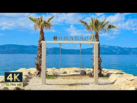 Download MP3 Gradac Croatia 4K Makarska Riviera Walking Tour 2024