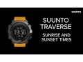 Suunto Traverse - How to use sunrise and sunset times