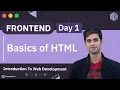Frontend Day 1 Basics of HTML