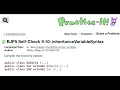 Java Practice It Self-Check 9 10 inheritanceVariableSyntax classes inheritance syntax