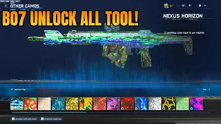 BLACK OPS 7 UNLOCK ALL TOOL GET ALL MASTERY CAMOS OPERATORS ATTACHMENTS GOBBLEGUMS MORE