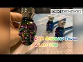 D K Dengke D K anodized rainbow skull smoking glass pipe DK8441