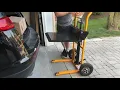 Hand truck Fork lift stacker
