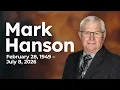 Mark Hanson Funeral Service
