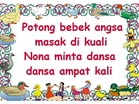 Download MP3 lirik POTONG BEBEK  - Lagu Anak - Cipt. .......... - Musik Pompi S.