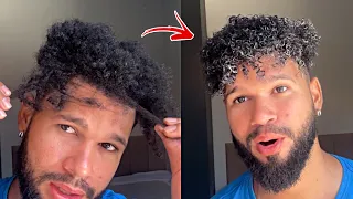COMO DESEMBARAÇAR CABELO CRESPO SEM SOFRER? TUTORIAL SIMPLES QUE QUALQUER UM FAZ 🔥
