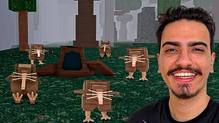 DOMESTIQUEI O NOVO ANIMAL DO 99 NOITES NA FLORESTA 🪿🪈