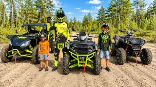 First Test Drive of Our NEW Quad Bike!