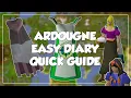 Ardougne Easy Diary Quick Guide - Old School