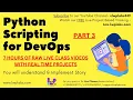 Python Scripting Part 3 DevOps Functions Variable Loops Nested if Under Loop