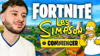 🔴 Je découvre la SAISON SIMPSON sur Fortnite ! (Top 1, Pass de Combat)