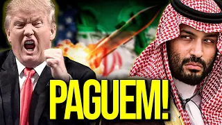 EUA SEM DINHEIRO? — TRUMP QUER QUE ÁRABES PAGUEM A GUERRA