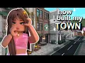 HOW I BUILT MY BLOXBURG TOWN LAYOUT TEXTURES COLOURS TUTORIAL