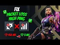 How to Fix Network Problem High Ping Packet Loss in Valorant Reduce Ping Packet Loss 2025