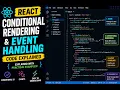 Lecture 3 Coding Demo for React Conditional Rendering and Event Handling