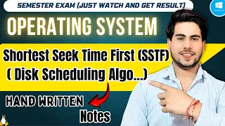SSTF Disk Scheduling Algorithm in OS Shortest Seek Time First Explained with Example